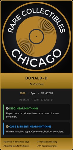 Donald-D – Donald-D Notorious (1989)