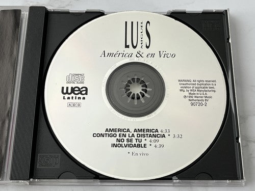 Luis Miguel – America Y En Vivo [ORIGINAL USA PRESS]