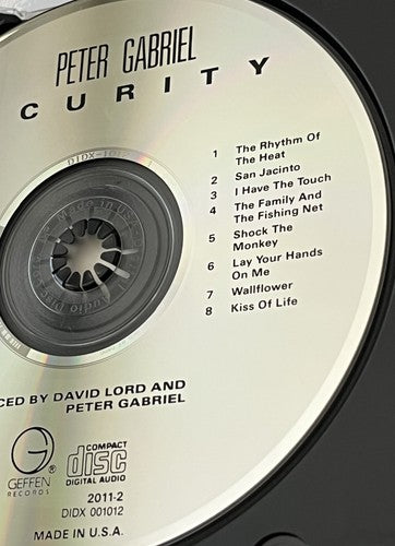 Peter Gabriel – Security [DADC PRESS]