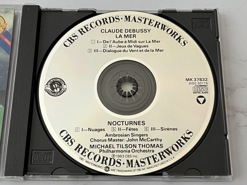Michael Tilson Thomas / Philharmonia Orchestra – Michael Tilson Thomas / Debussy La Mer Nocturnes [DADC PRESS]