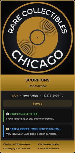 Scorpions – Unbreakable (Digipak) (2004)