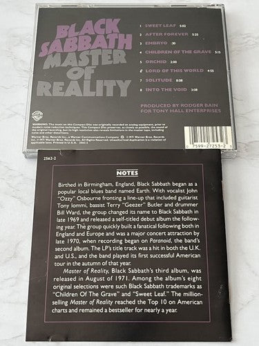 Black Sabbath – Master Of Reality