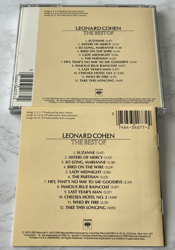 Leonard Cohen – The Best Of