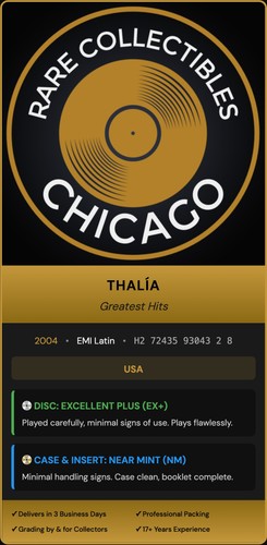 Thalía – Thalia Greatest Hits [ORIGINAL USA PRESS]