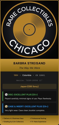 Barbra Streisand – The Way We Were (1984) [JAPAN PRESS]