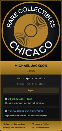 Michael Jackson – Thriller (1983) [JAPAN PRESS]