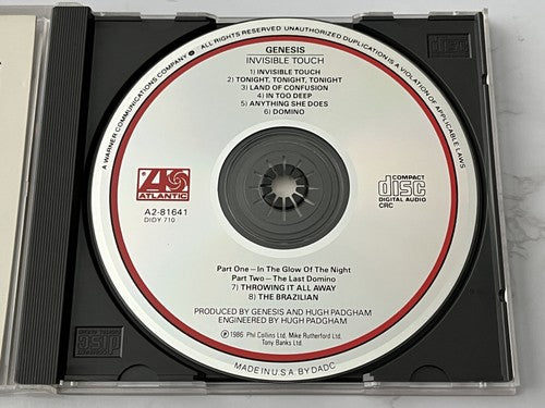 Genesis – Invisible Touch [DADC PRESS]