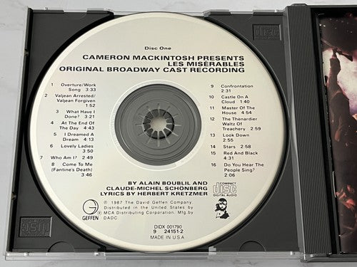 Les Miserables Original Broadway Cast Recording 2