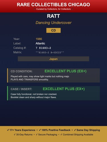 Ratt – Dancing Undercover (1986) [JAPAN PRESS]