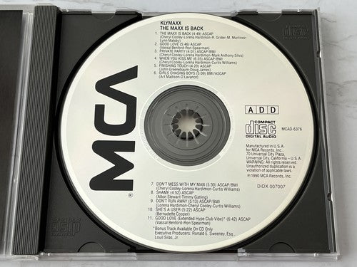 Klymaxx – The Maxx Is Back (1990)
