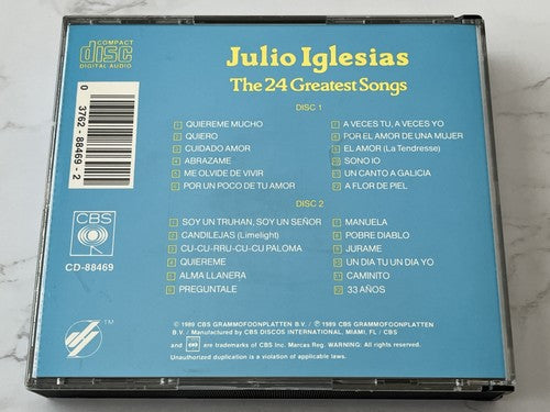 Julio Iglesias – The 24 Greatest Songs [ORIGINAL USA PRESS]