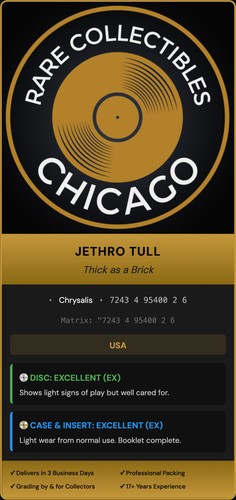 Jethro Tull – Thick As A Brick