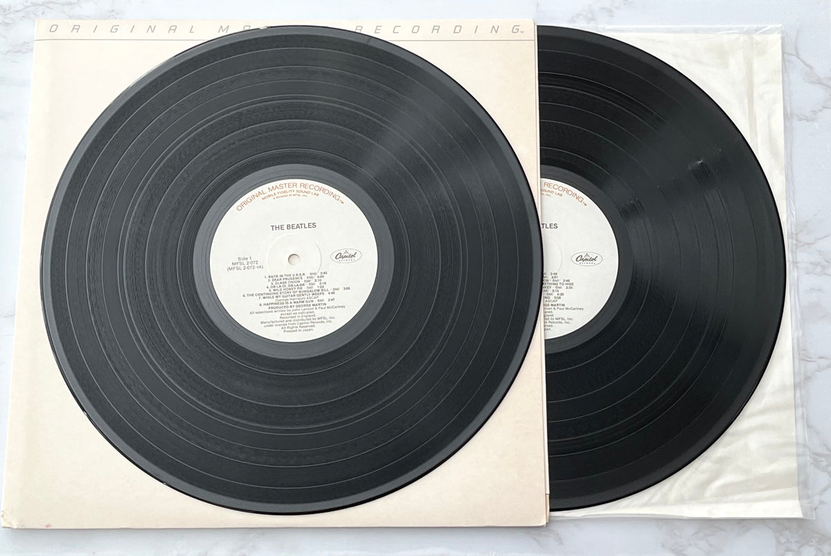 Beatles White Album 2 LP MFSL JAPAN PRESS COMPLETE! Mobile Fidelity MFSL 2-072
