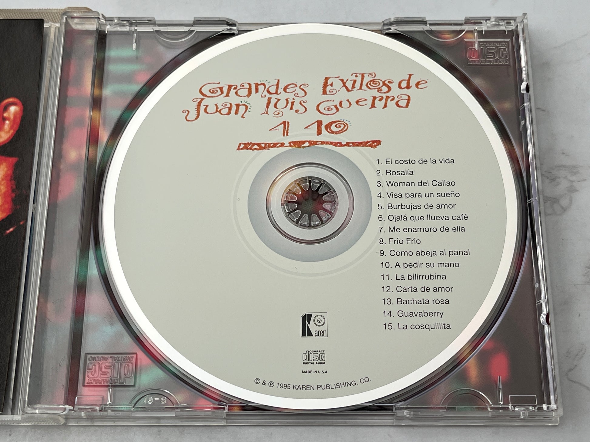 Juan Luis Guerra – Grandes Éxitos 1-10 (1995)