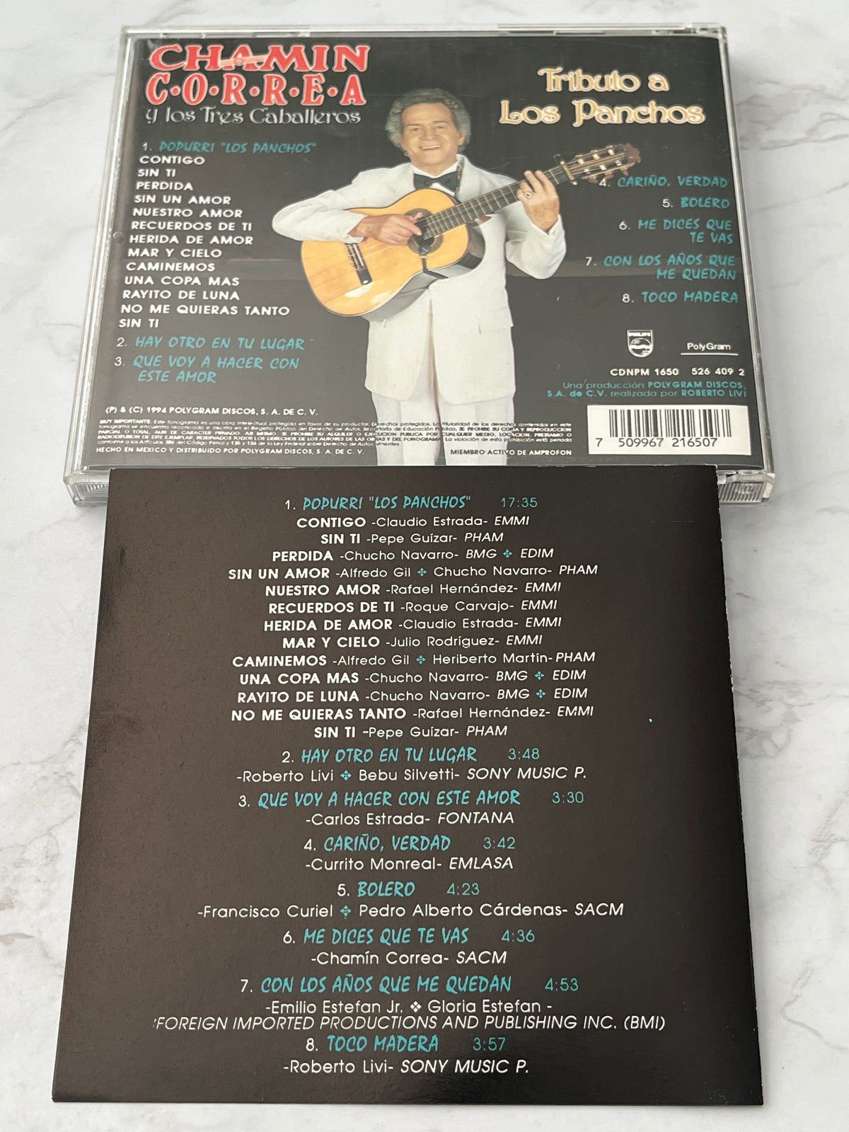 Chamín Correa y Los Tres Caballeros – Tributo a Los Panchos (1994)