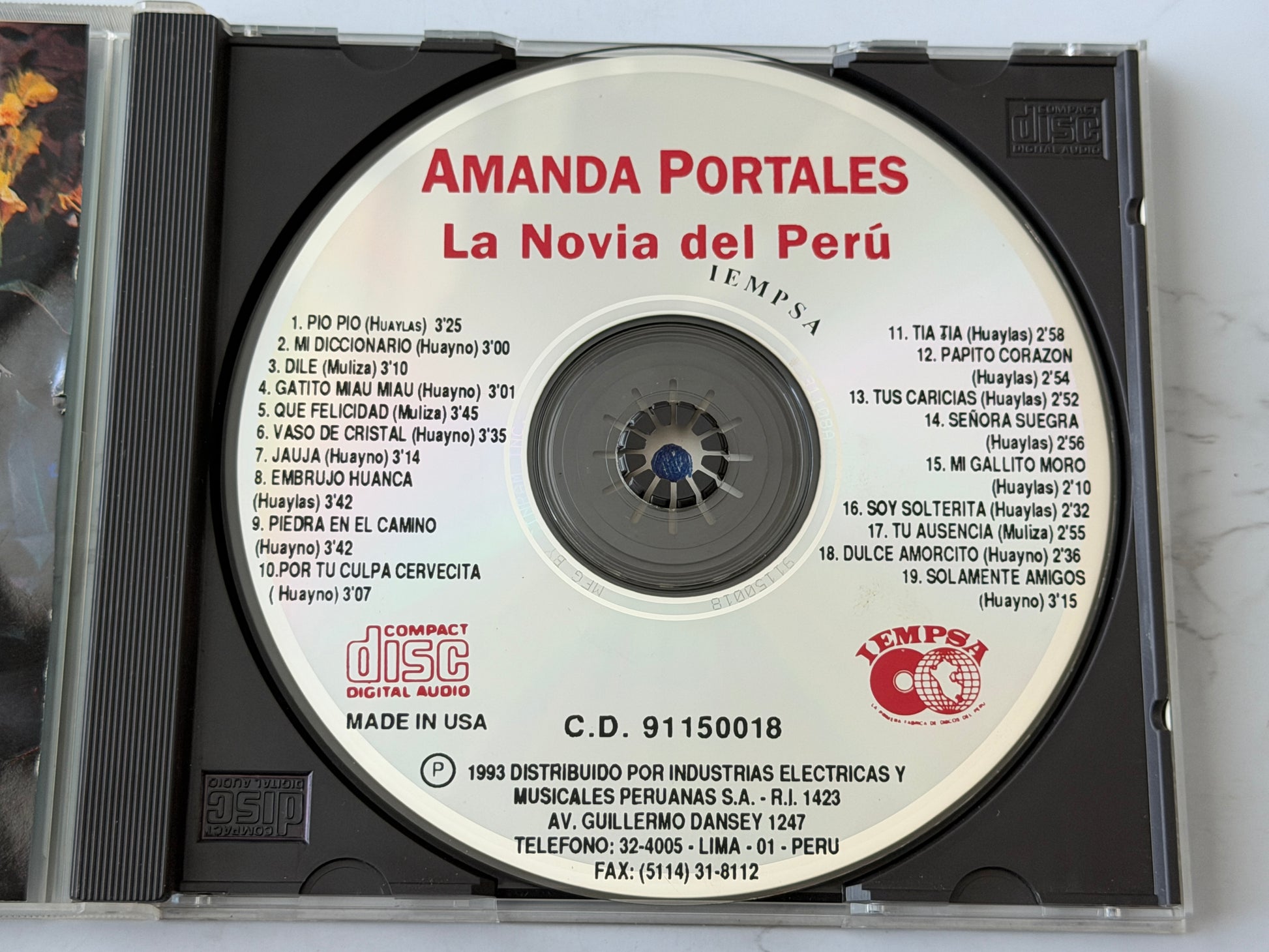 Amanda Portales – La Novia Del Perú (1992)