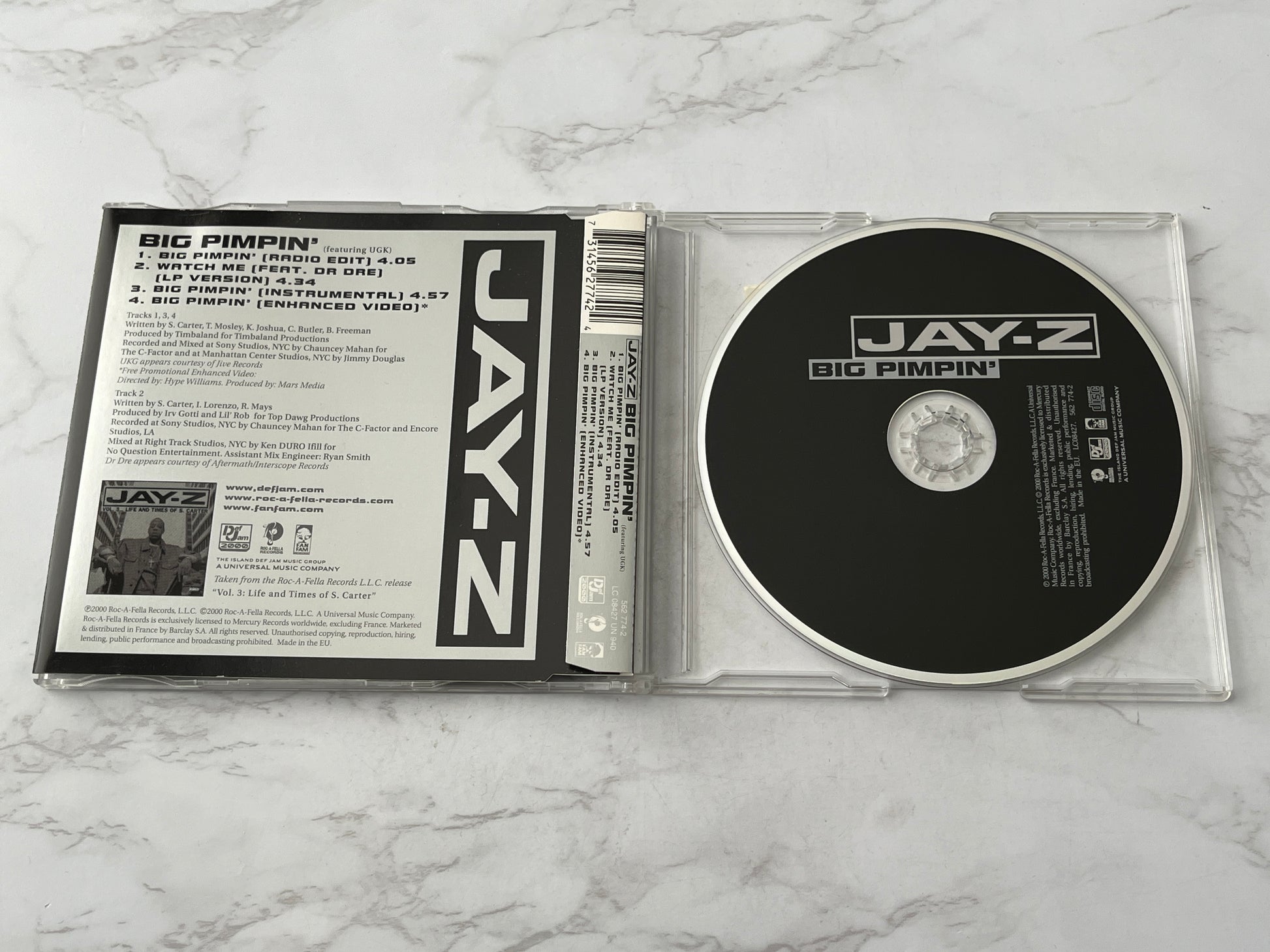 Jay-Z – Big Pimpin' (CD Single) (1999) [GERMAN PRESS]