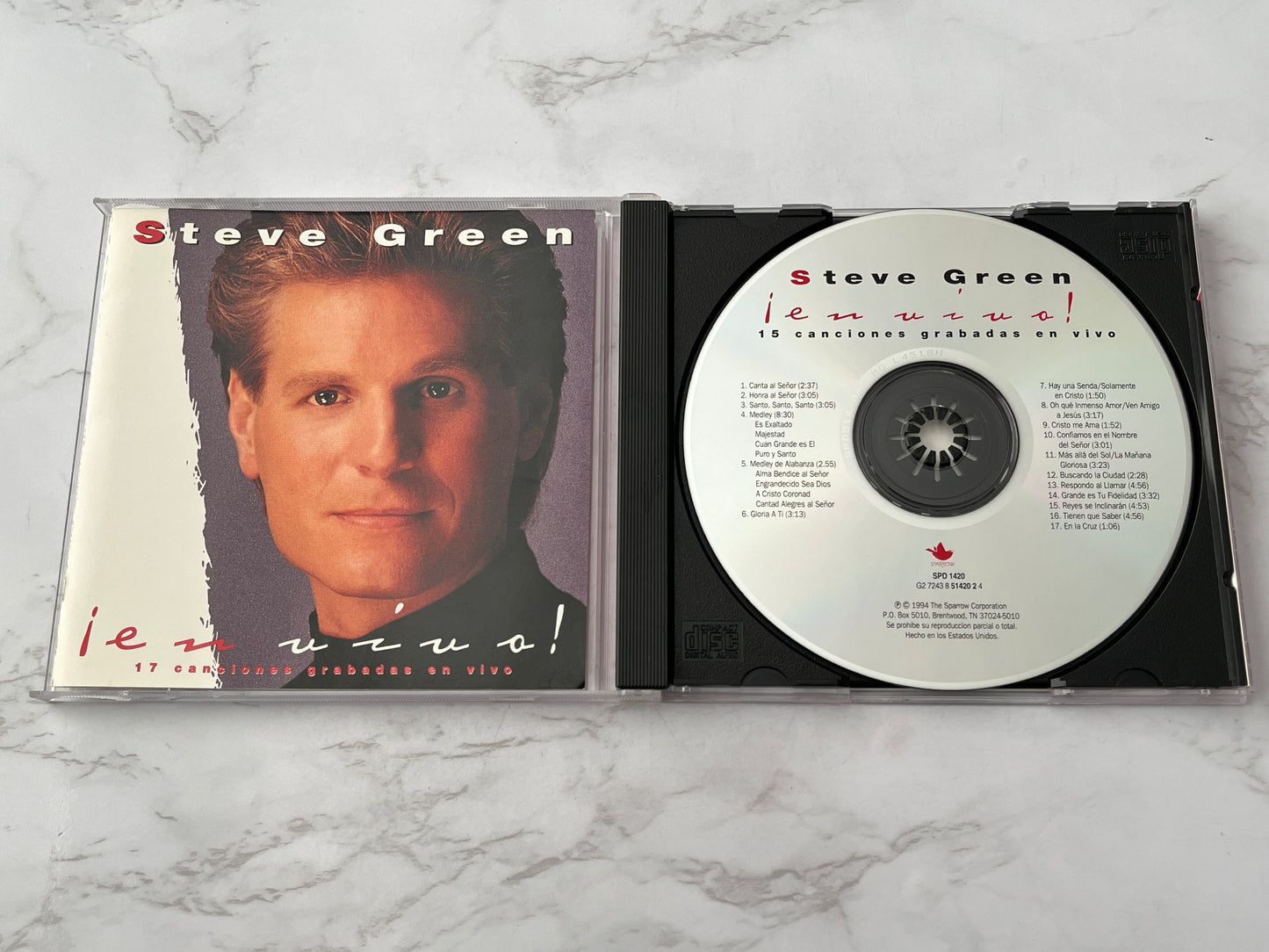 Steve Green – ¡En Vivo! (17 Canciones Grabadas en Vivo) (1994)