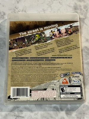 FIFA Street 3 PS3 EA Sports BIG 2008 CIB Complete w/Manual Ronaldinho