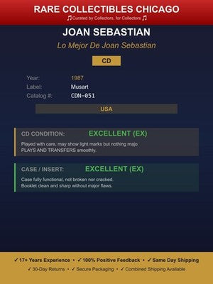 Joan Sebastian – Lo Mejor De [ORIGINAL USA PRESS]