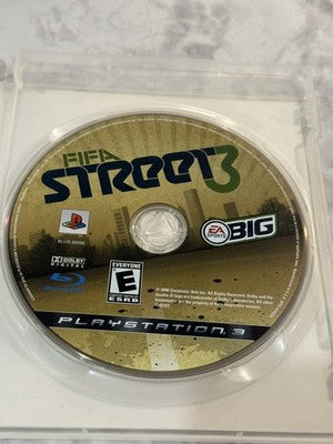 FIFA Street 3 PS3 EA Sports BIG 2008 CIB Complete w/Manual Ronaldinho