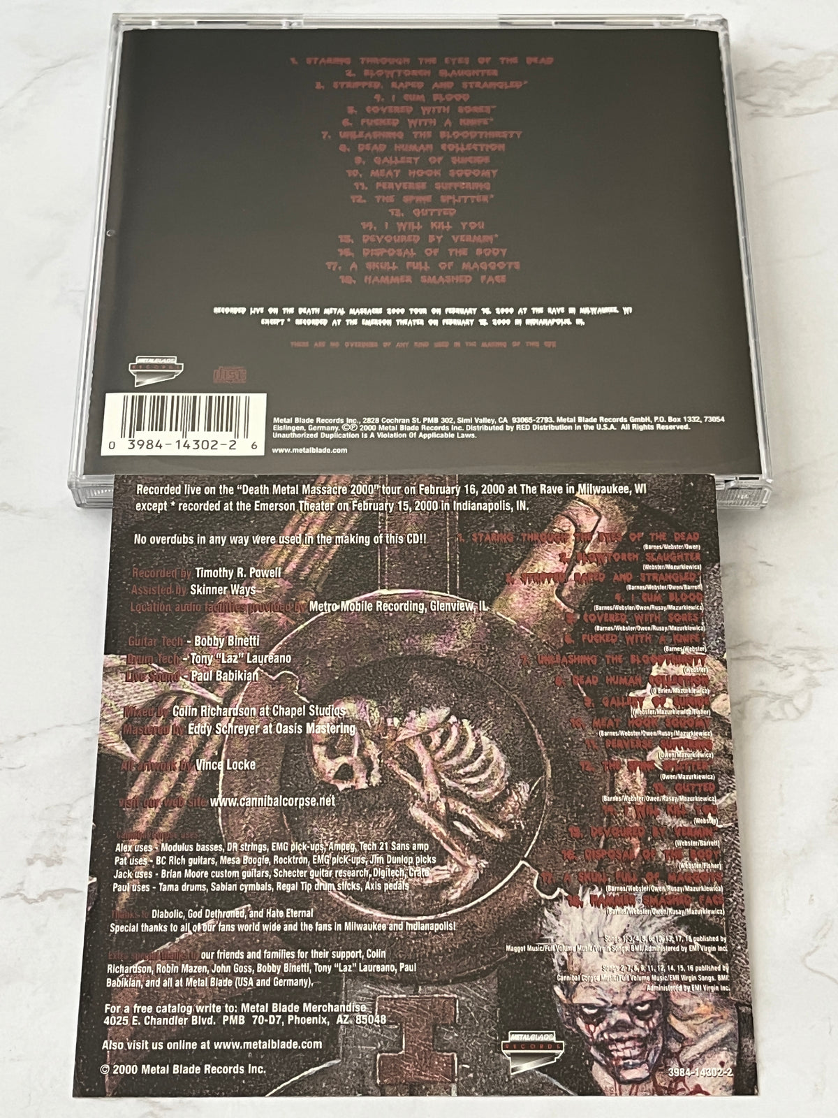 Cannibal Corpse – Live Cannibalism (2000)