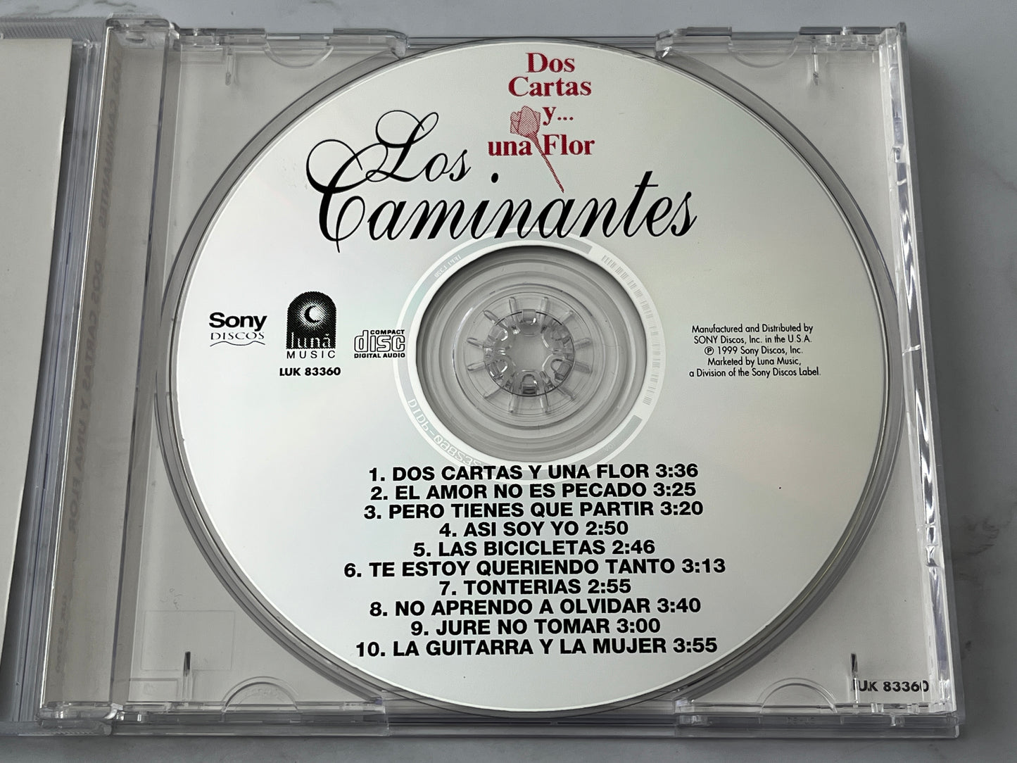 Los Caminantes – Dos Cartas y... Una Flor (1991)