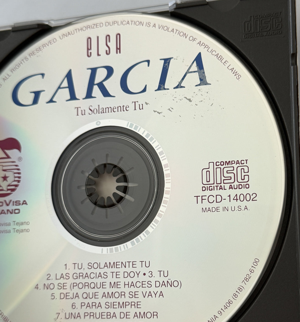Elsa García – Tu Solamente Tu (1995)
