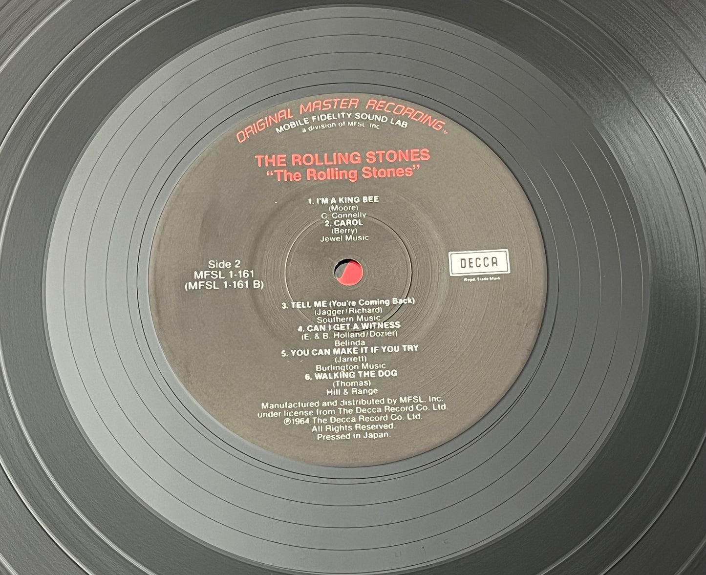 Rolling Stones England's Newest Hit Makers LP 1984 Mobile Fidelity MADE IN JAPAN