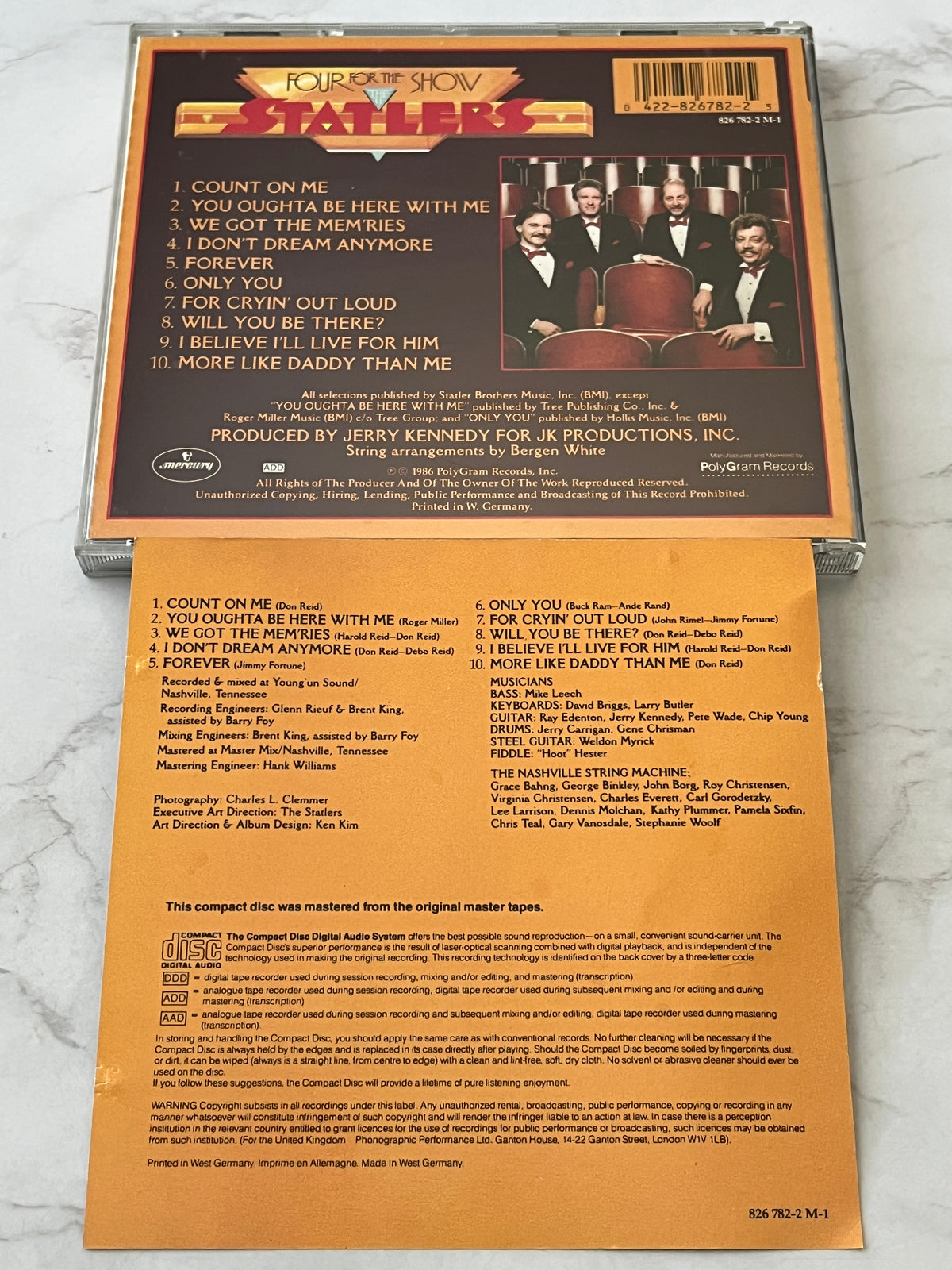 The Statler Brothers – Four For The Show (1986) [W GERMANY TARGET ERA]
