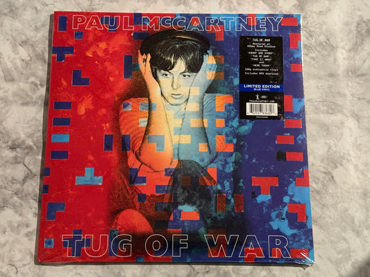 Paul McCartney Tug Of War LP SEALED! BLUE VINYL 2017 LIMITED 180gm Abbey Road