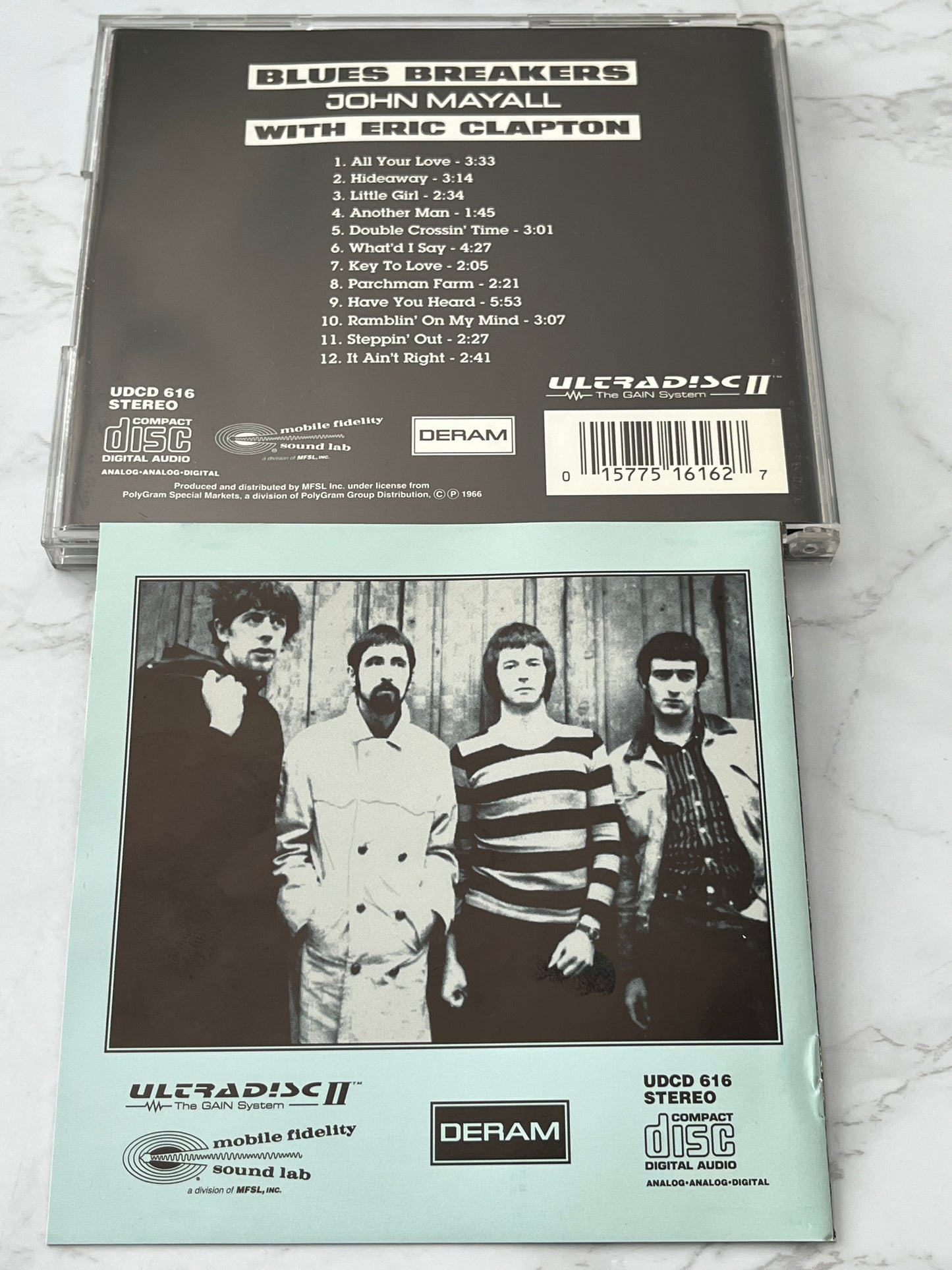 John Mayall's Bluesbreakers with Eric Clapton – Blues Breakers (MFSL 24KT Gold Ultradisc II) (MFSL) (1966)