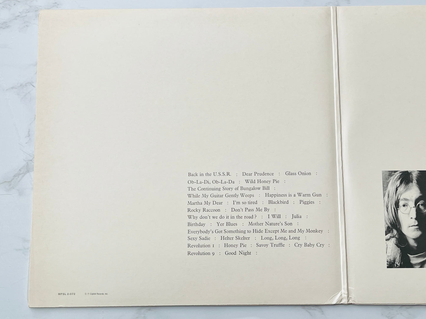 Beatles White Album 2 LP MFSL JAPAN PRESS COMPLETE! Mobile Fidelity MFSL 2-072