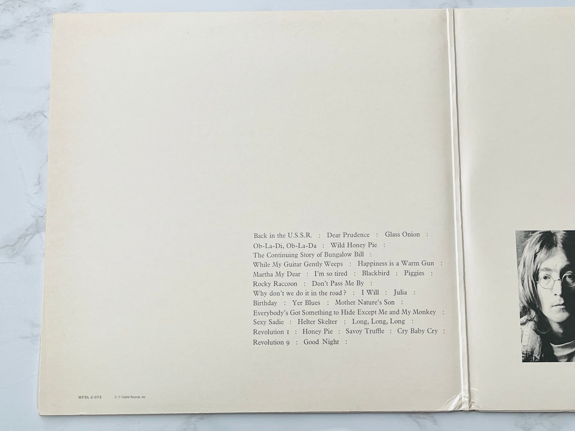 Beatles White Album 2 LP MFSL JAPAN PRESS COMPLETE! Mobile Fidelity MFSL 2-072