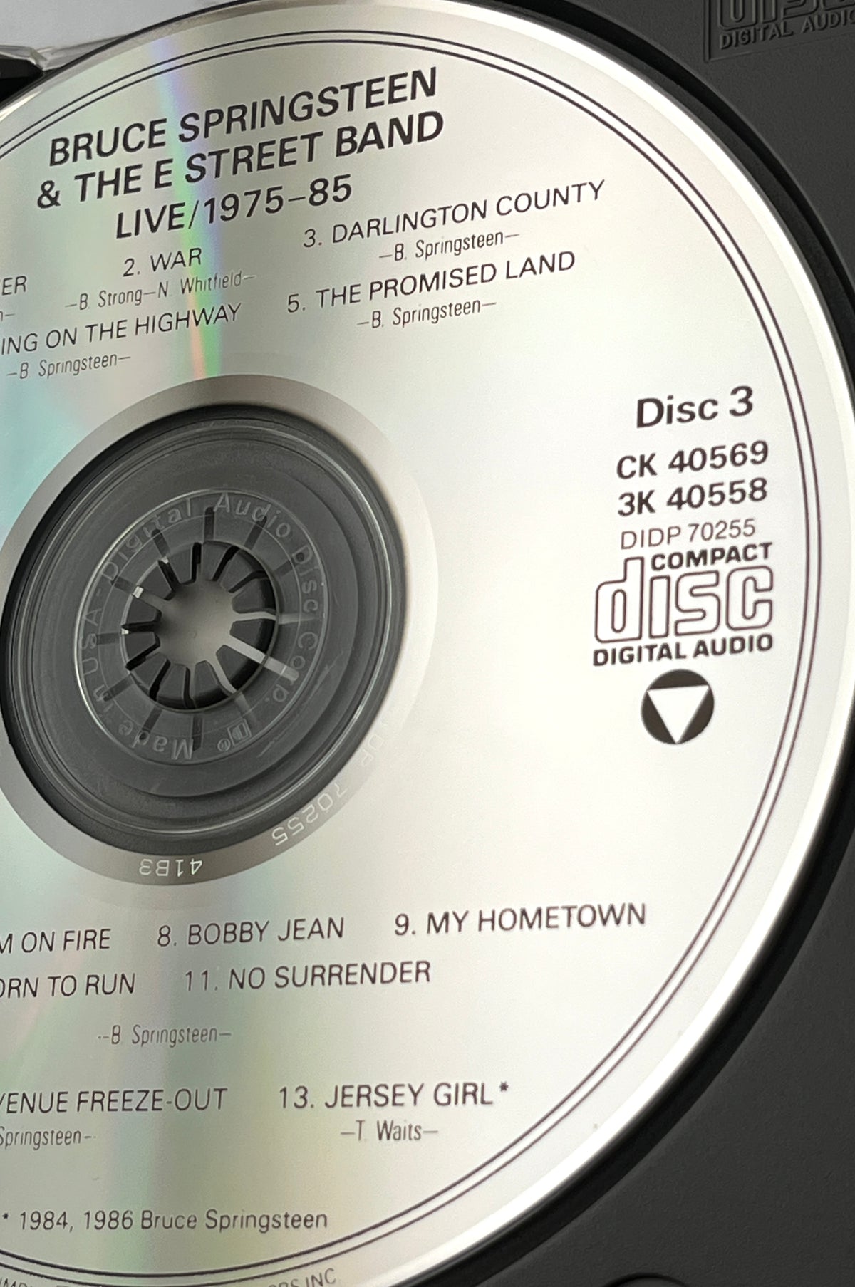 Bruce Springsteen & The E Street Band – Live/1975-85 (3-CD Set) (1986) [DADC PRESS]