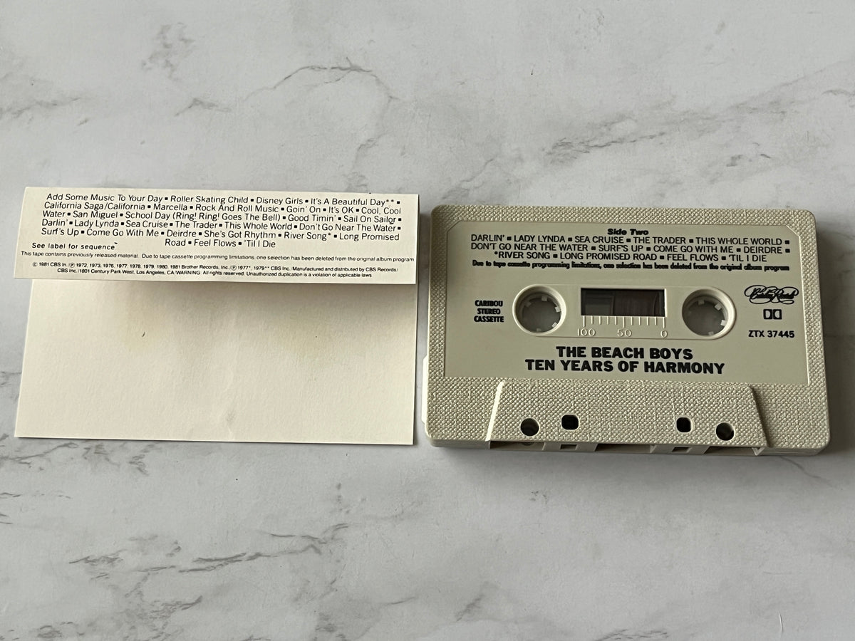 The Beach Boys – Ten Years Of Harmony (1981)