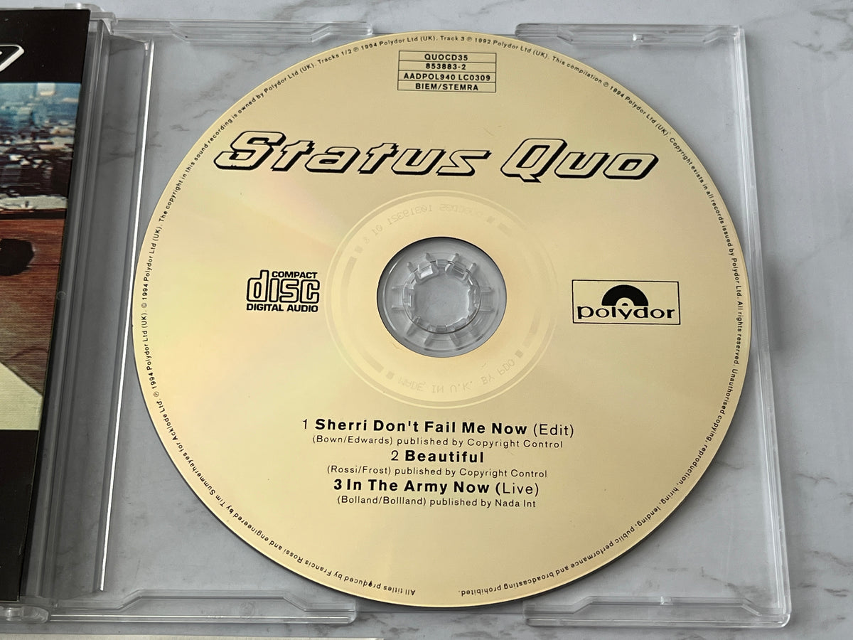 Status Quo – Sherri Don't Fail Me Now (CD Single) (1994) [UK PRESS]