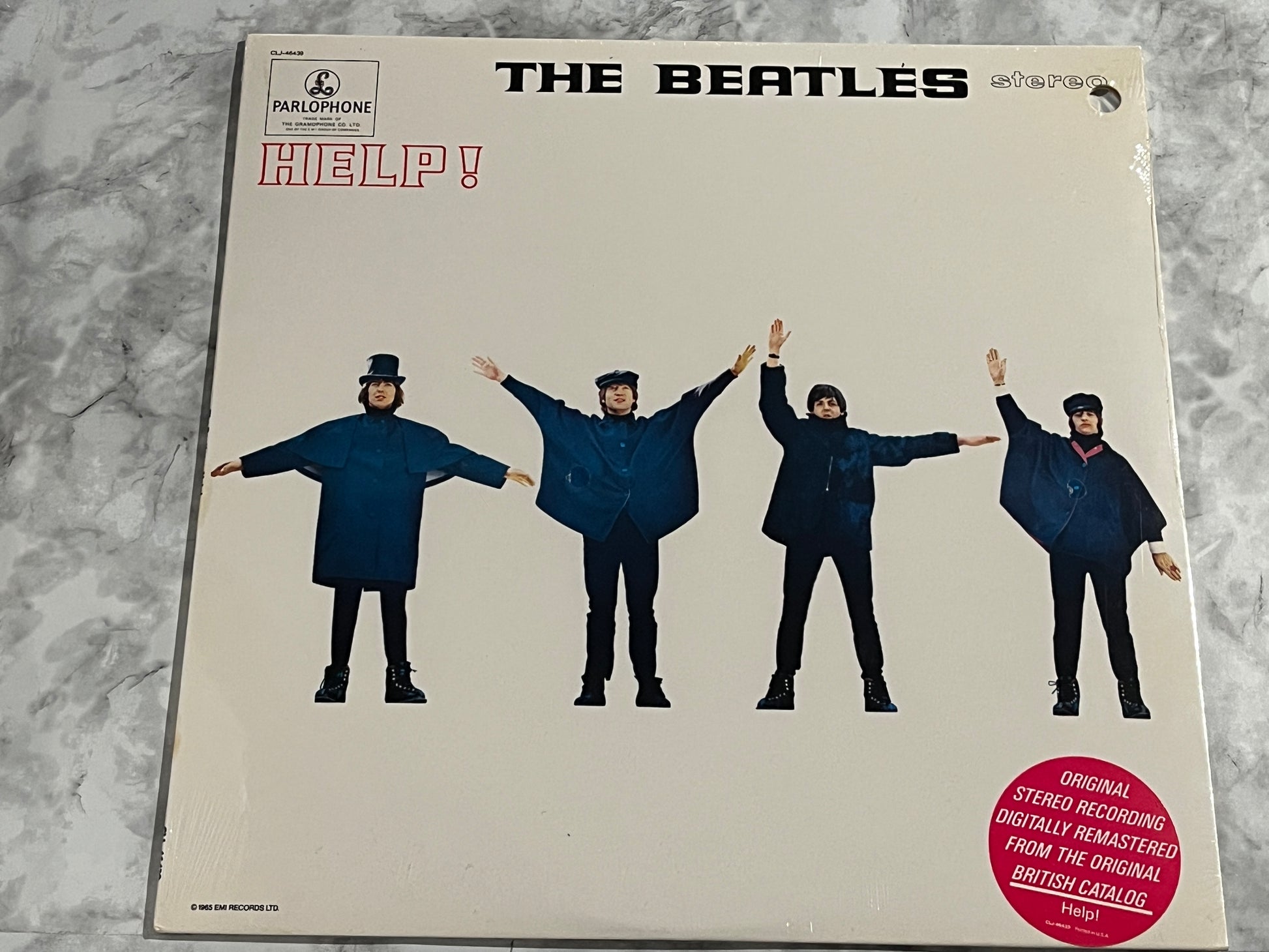 The Beatles Help! LP SEALED! w/Hype Sticker Capitol CLJ-46439 PROMO PUNCHED HOLE