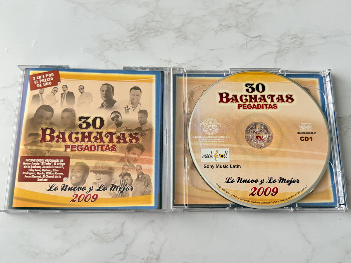 30 Bachatas Pegaditas - Lo Nuevo y Lo Mejor 2009 (2-CD Set) (2009)