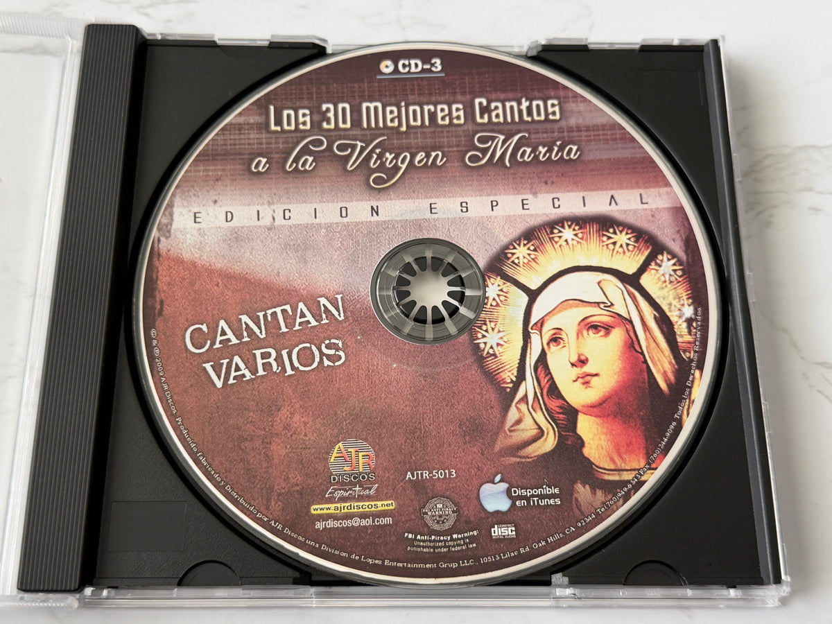 Los 30 Mejores Cantos A La Virgen Maria - Edicion Especial (3-CD Set) (2009)