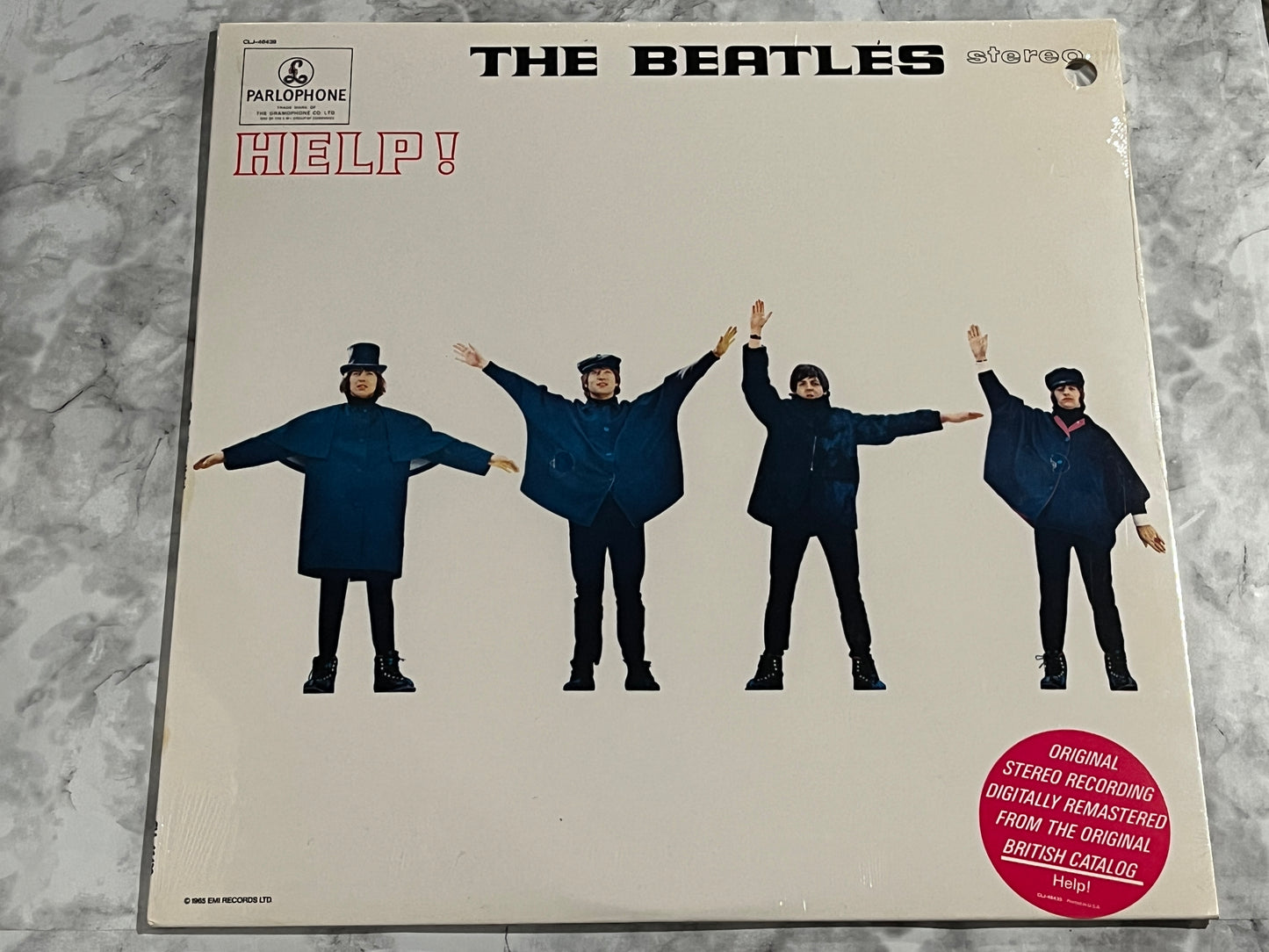 The Beatles Help! LP SEALED! w/Hype Sticker Capitol CLJ-46439 PROMO PUNCHED HOLE