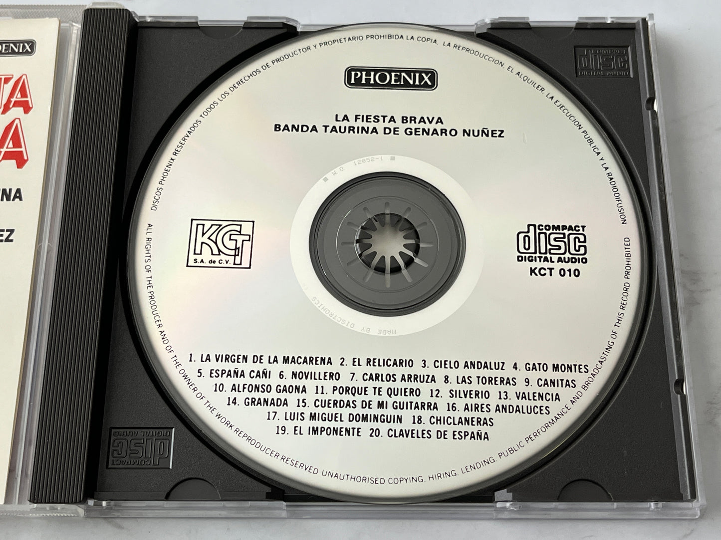 Banda Taurina de Genaro Núñez – La Fiesta Brava (1990)