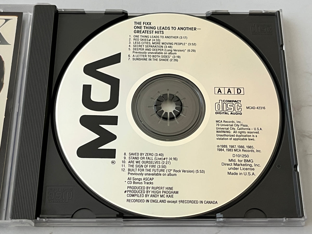 The Fixx – One Thing Leads To Another: Greatest Hits (1989)