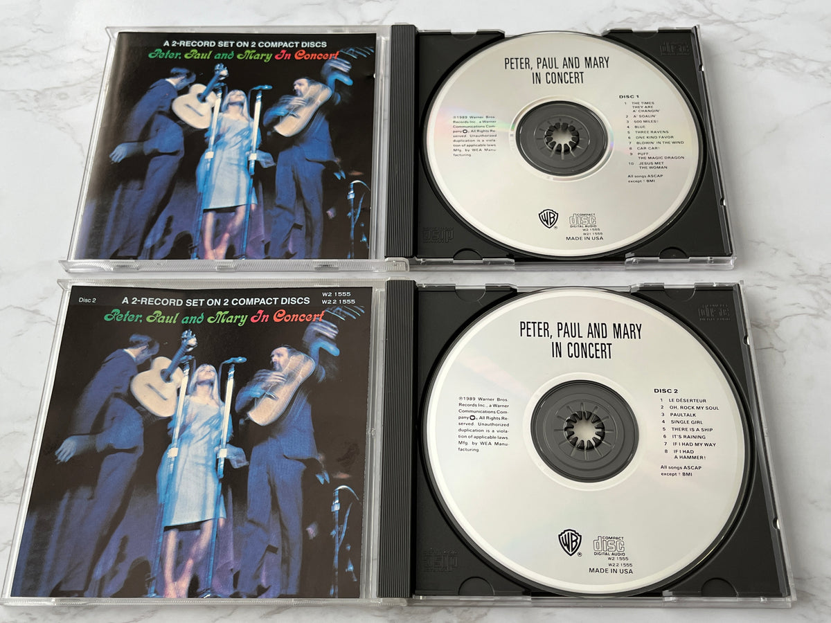 Peter, Paul And Mary – In Concert (2-CD Set) (1964)