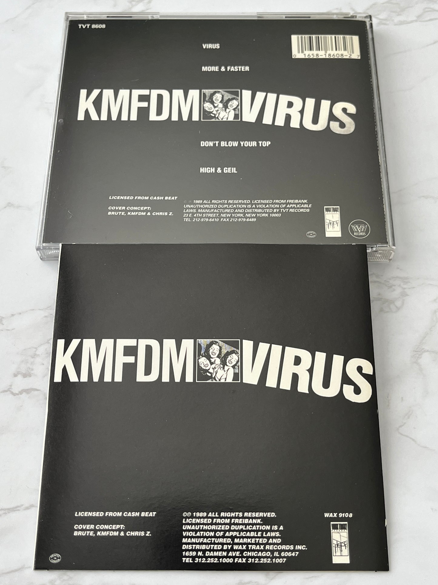 KMFDM – Virus (CD Maxi Single) (1989)