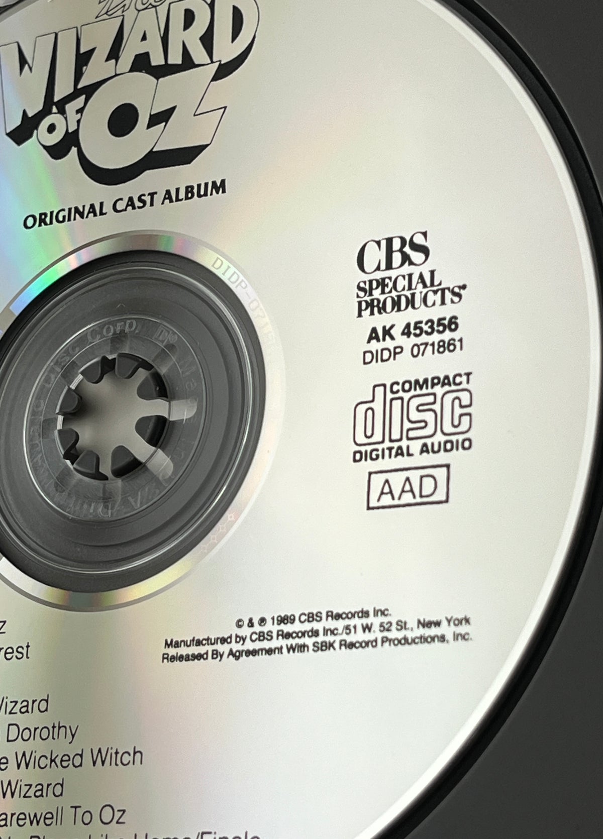Judy Garland – The Wizard Of Oz Original Cast Album (1989) [DADC PRESS]