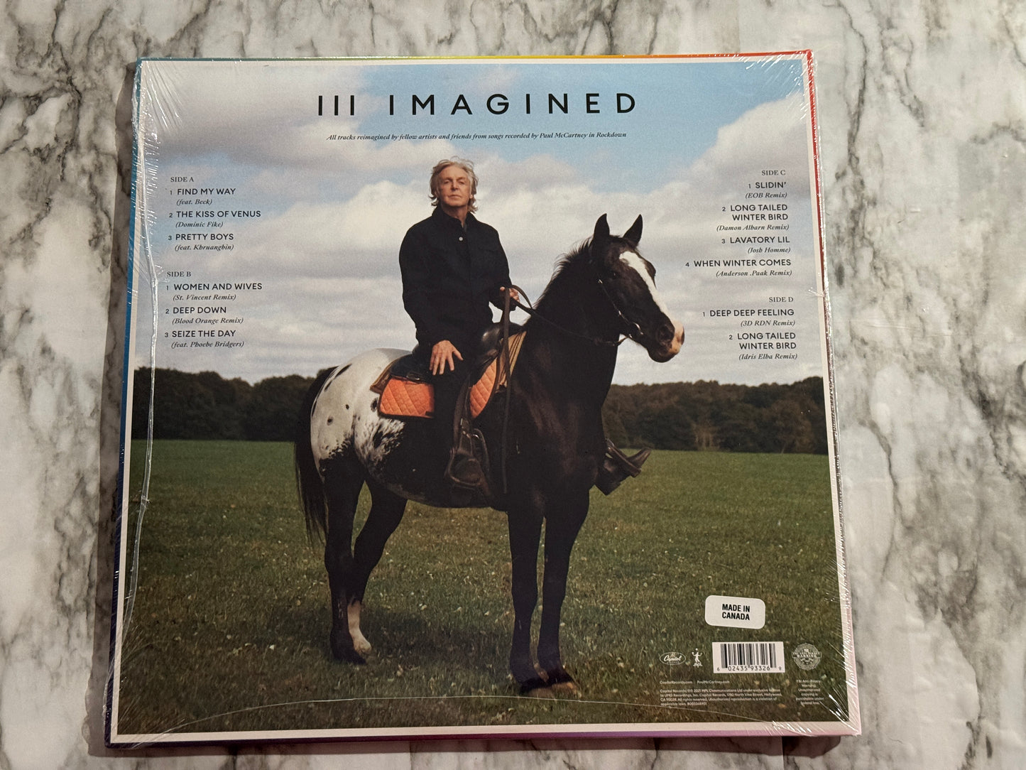 Paul McCartney McCartney III Imagined 2 LP SPLATTER Vinyl 2021 SEALED! Capitol