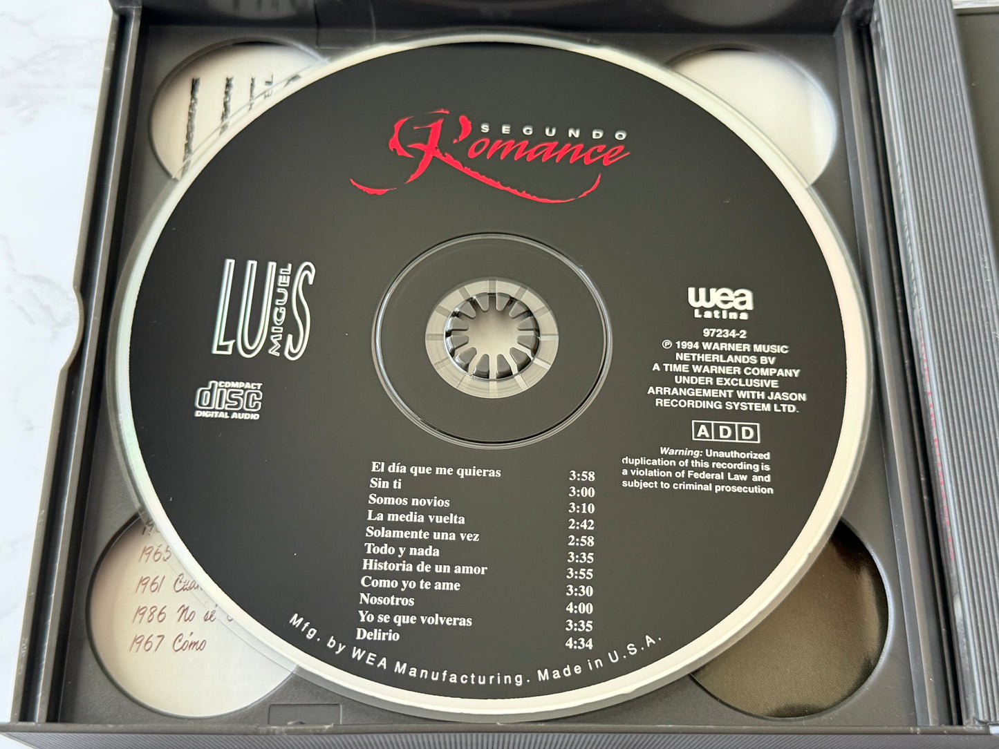 Luis Miguel – Todos Los Romances (3 (2000)