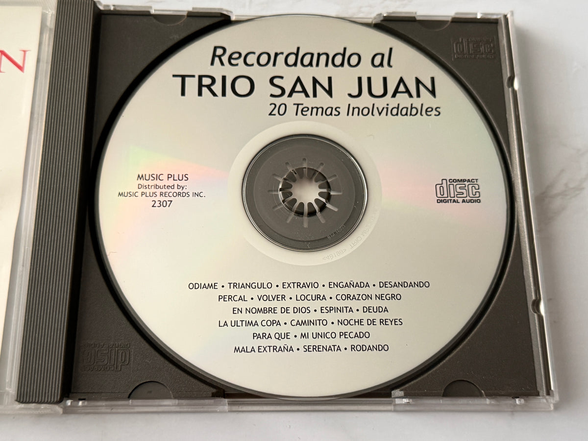 Trio San Juan – Recordando Al Trio San Juan - 20 Temas Inolvidables