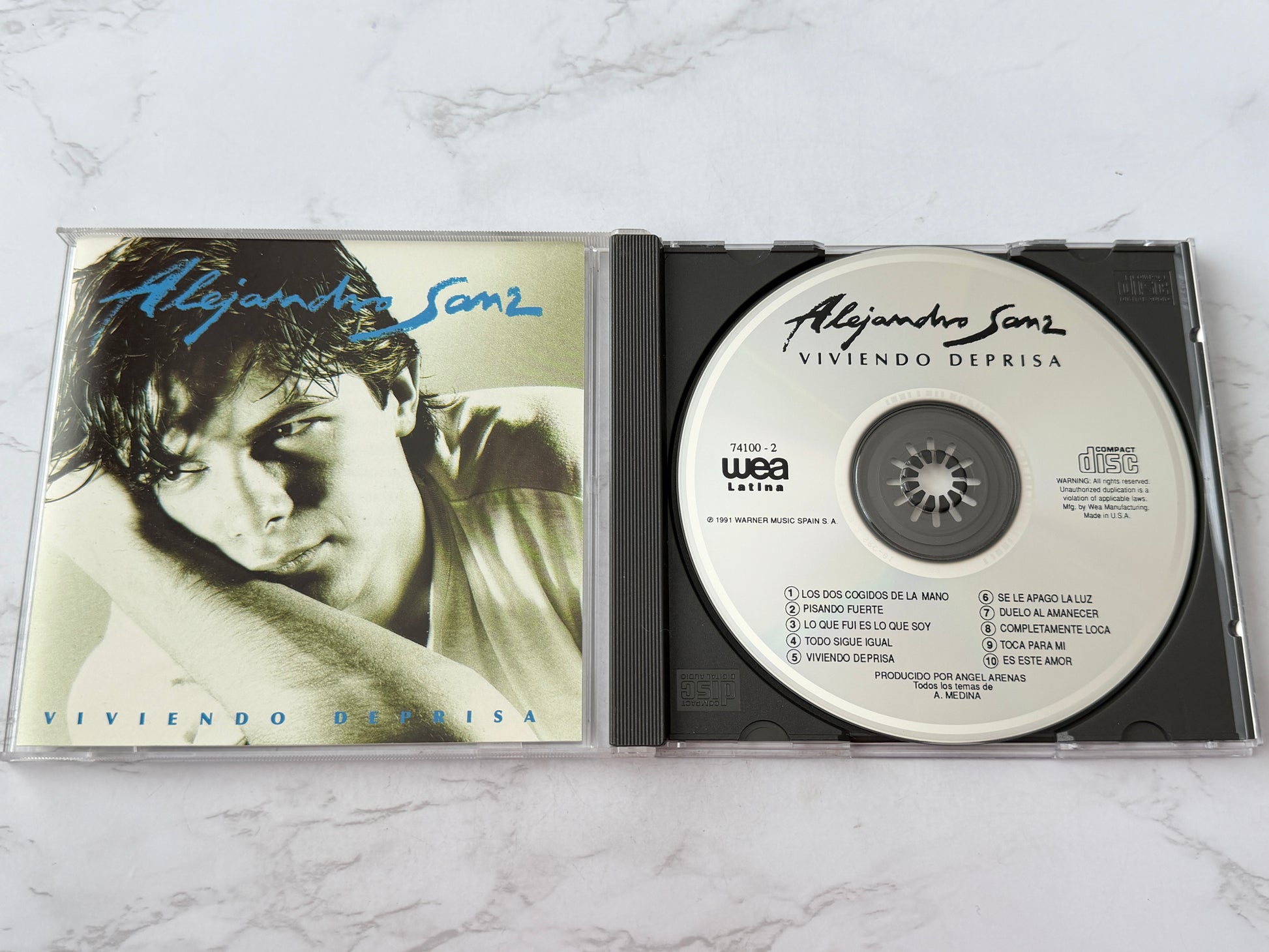 Alejandro Sanz – Viviendo Deprisa (1991)